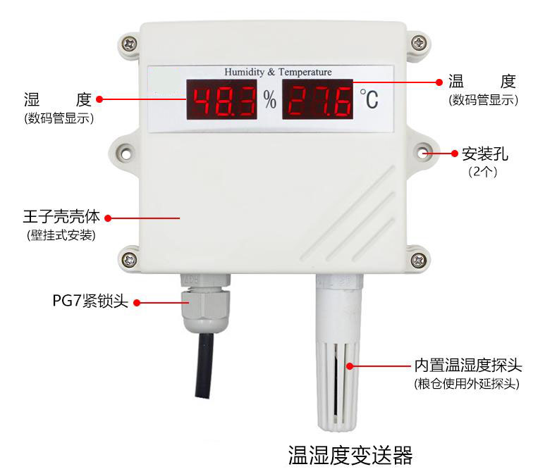 温湿度麻豆伦理片无码用于粮库的在线监控